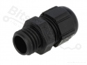 Kabelwartel 1-5mm M12 IP68 water-/stofdicht zwart